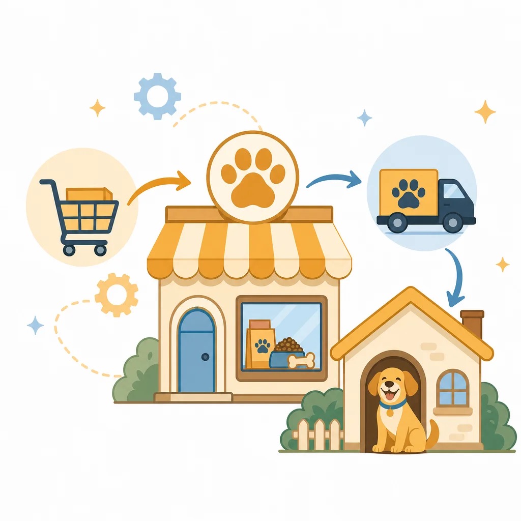 Automated pet store order fulfillment